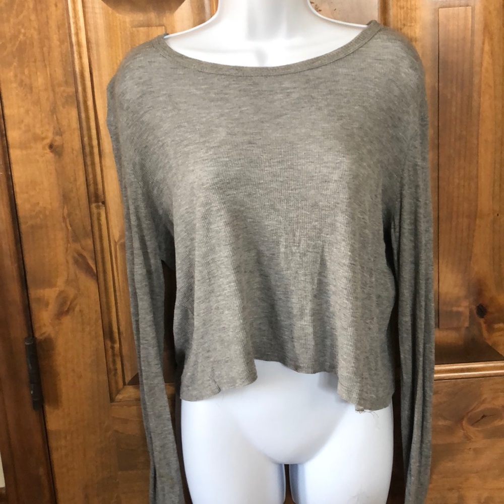 Brandy Melville Gray Long Sleeve